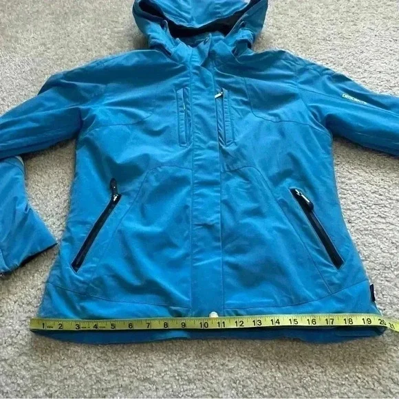 Descente Ski Snow Snowboarding Jacket Coat Blue Wm Size 10 D9-9616 Titan Thermo